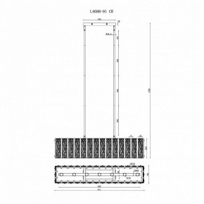 Светильник на штанге iLamp Panorama L4688-91 CR в Менделеевске - mendeleevsk.mebel24.online | фото 2