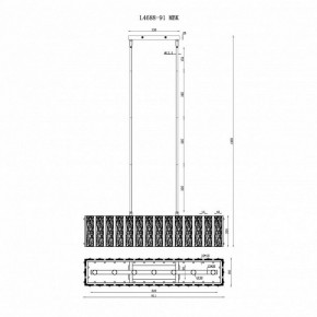 Светильник на штанге iLamp Panorama L4688-91 MBK в Менделеевске - mendeleevsk.mebel24.online | фото 2