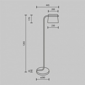 Торшер Maytoni Cabaret MOD170FL-L8BS3K в Менделеевске - mendeleevsk.mebel24.online | фото 7