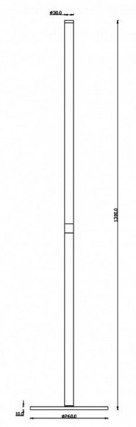 Торшер Maytoni Ray Z012FL-L18B3K в Менделеевске - mendeleevsk.mebel24.online | фото 3
