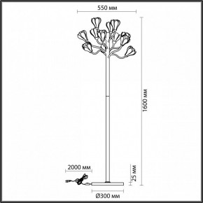 Торшер Odeon Light Gardi 5090/12F в Менделеевске - mendeleevsk.mebel24.online | фото 5