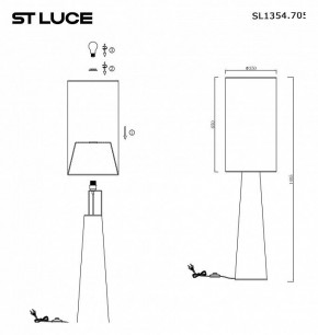 Торшер ST-Luce Jackie SL1354.705.01 в Менделеевске - mendeleevsk.mebel24.online | фото 5