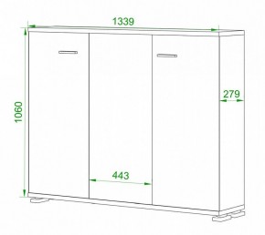 Тумба Домино нельсон ПУ-60-4 в Менделеевске - mendeleevsk.mebel24.online | фото 2