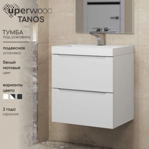 Тумба под раковину Uperwood Tanos 100 см, подвесная, белая матовая в Менделеевске - mendeleevsk.mebel24.online | фото 4