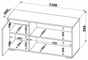 Тумба под ТВ Т-2 в Менделеевске - mendeleevsk.mebel24.online | фото 7