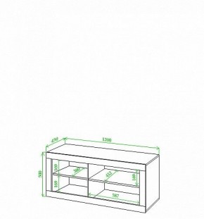 Тумба под ТВ Toivo Кон120 в Менделеевске - mendeleevsk.mebel24.online | фото 2