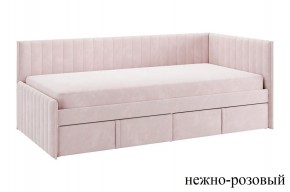 ТВИКС Кровать (тахта) с ящиками 900 (нежно-розовый) в Менделеевске - mendeleevsk.mebel24.online | фото