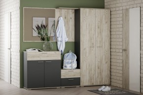 Вешалка НМ 014.16 "Санти" (Крафт Серый) в Менделеевске - mendeleevsk.mebel24.online | фото 2